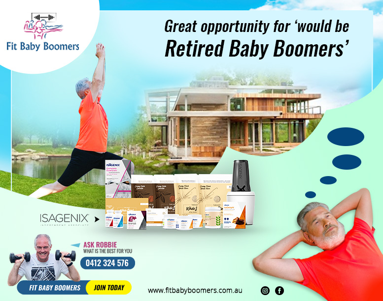 Great opportunity for ‘would be retired Baby Boomers’ | Ask Robbie at Fit Baby Boomers