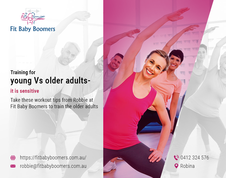 Take These Workout Tips from Robbie at Fit Baby Boomers to Train the Older Adults 